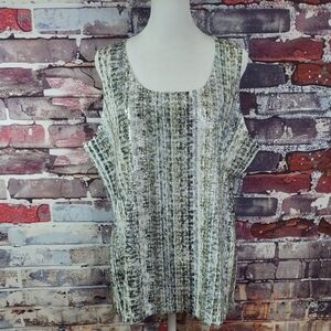 Chico's "Saharan Weave" Sequin Tank Top